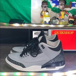 JORDAN 3 RETRO GREY WOLF